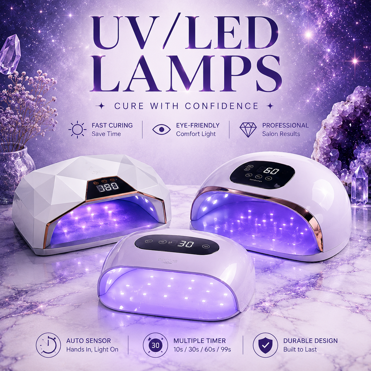 UV/LED Nail Curing Lamps