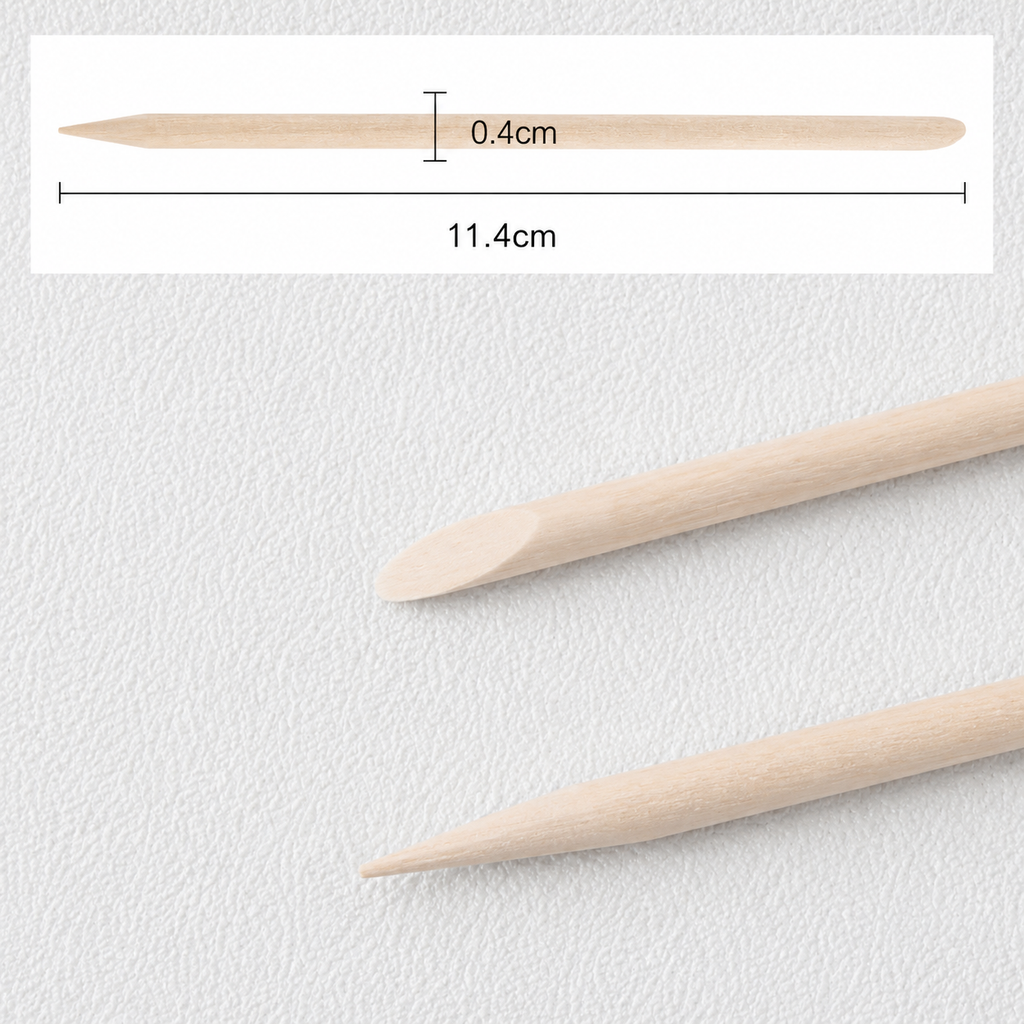 100-Pack Beechwood Orange Sticks | Nail Art & Cuticle Tool