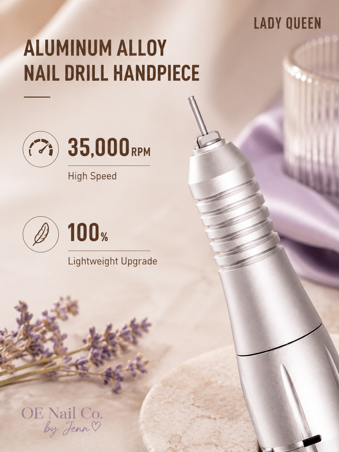LadyQueen Electric Nail Drill |  Home, Salon & Pro Editions