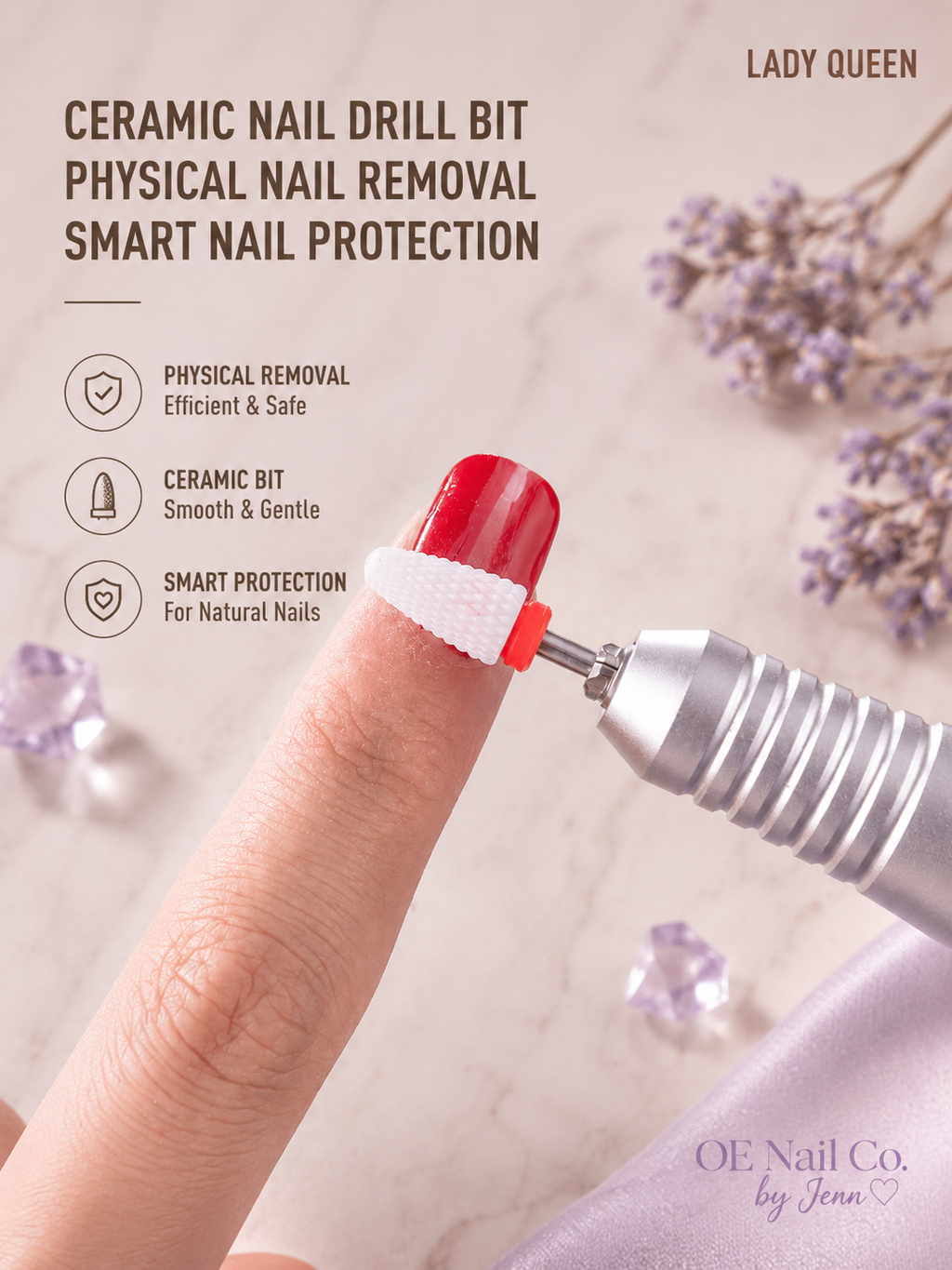 LadyQueen Electric Nail Drill |  Home, Salon & Pro Editions