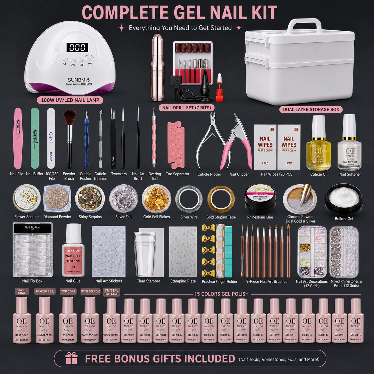 Create Your Cosmos | Customizable Nail Art Kit Collection