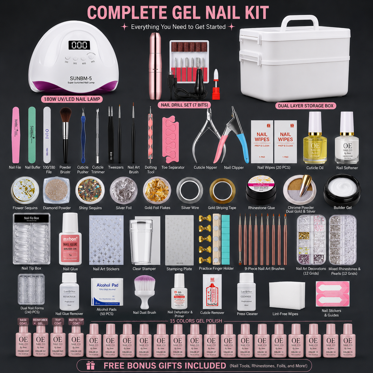 Create Your Cosmos | Customizable Nail Art Kit Collection