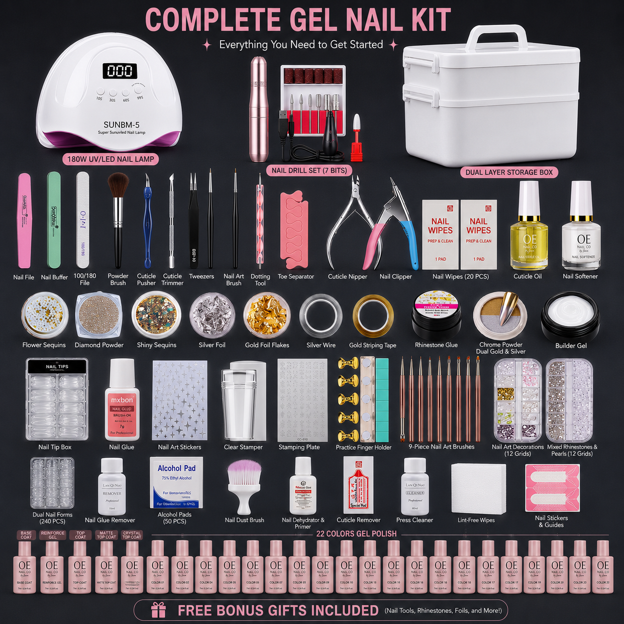 Create Your Cosmos | Customizable Nail Art Kit Collection
