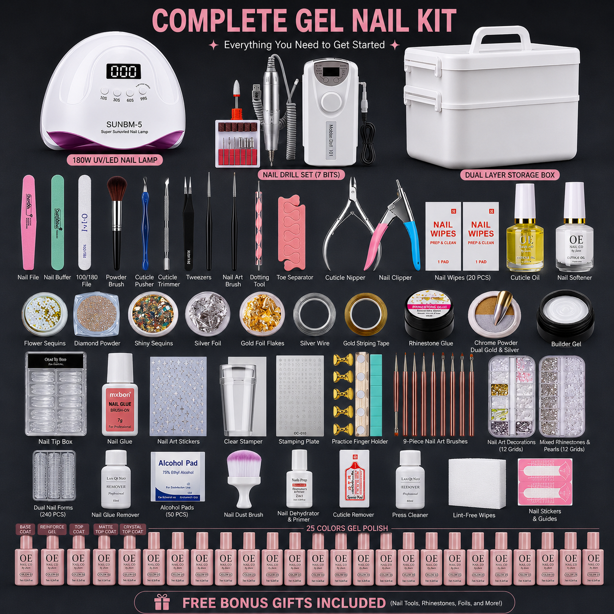 Create Your Cosmos | Customizable Nail Art Kit Collection