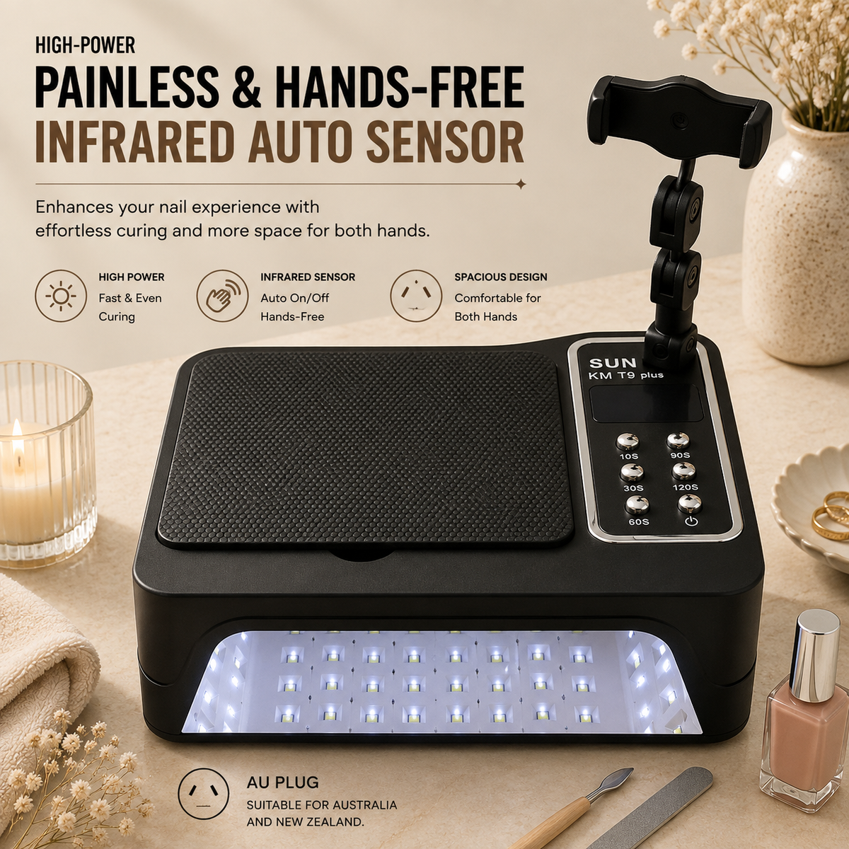 SUN Series Professional UV LED Nail Lamp Collection | High-Power Salon Curing Station