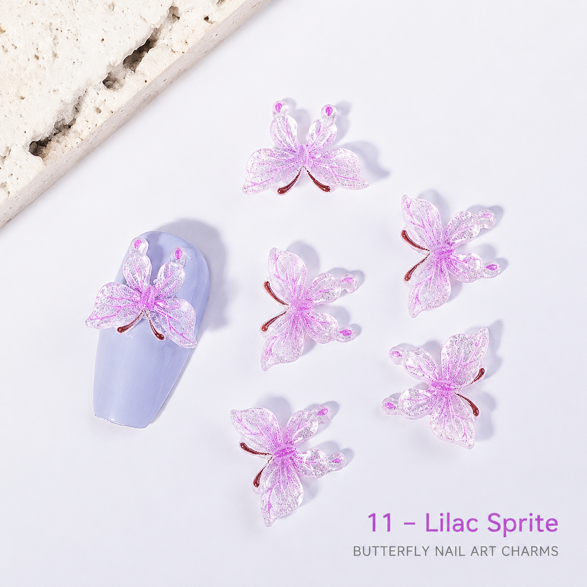 Butterfly Luminous Charm Set (Elf & Spirit Edition)