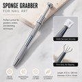 Professional Nail Art Gradient Sponge Grabber | Mini Blender Clip for Flawless Color Fades