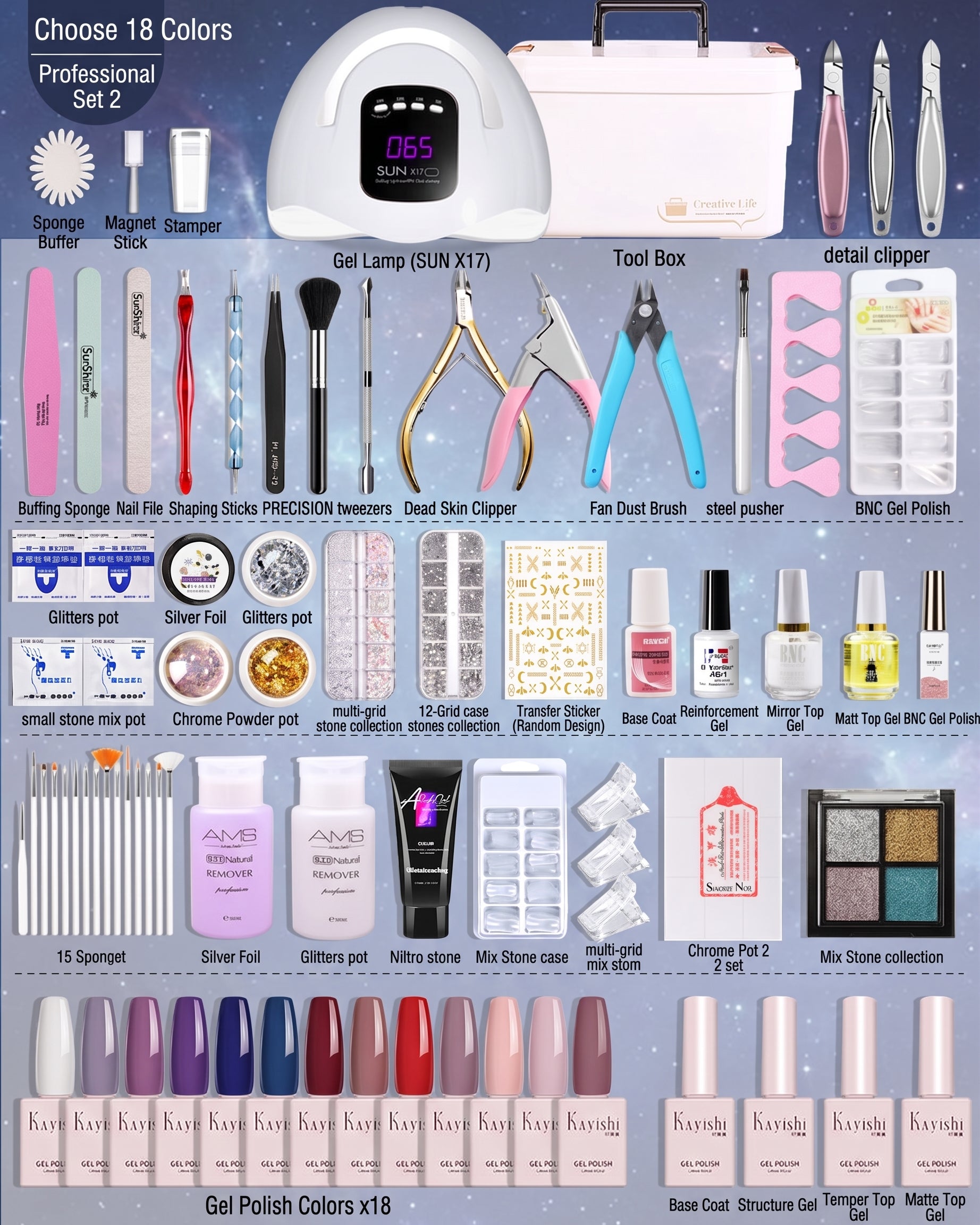 Ultimate Universe Nail Art Kit Collection