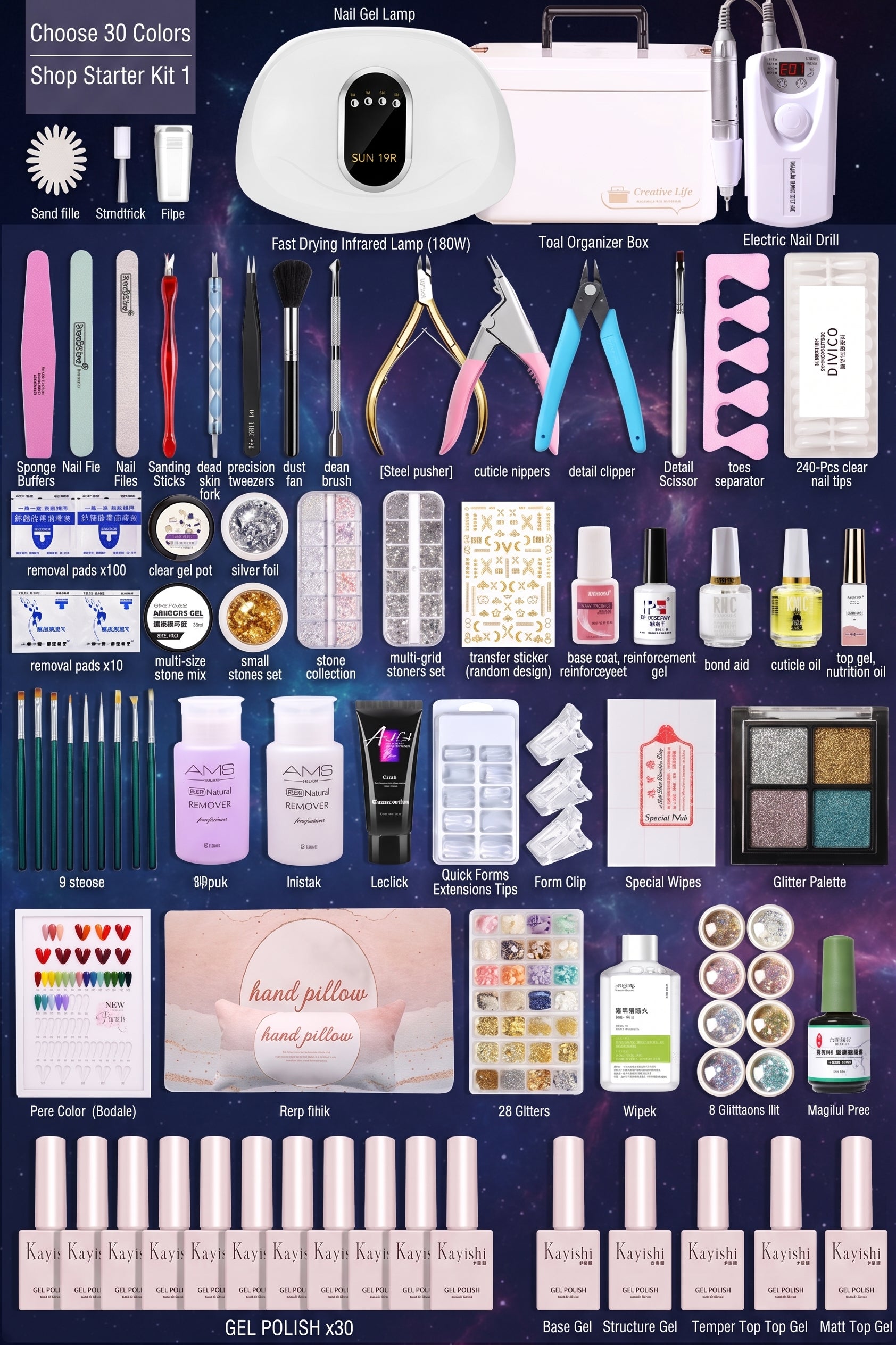Ultimate Universe Nail Art Kit Collection