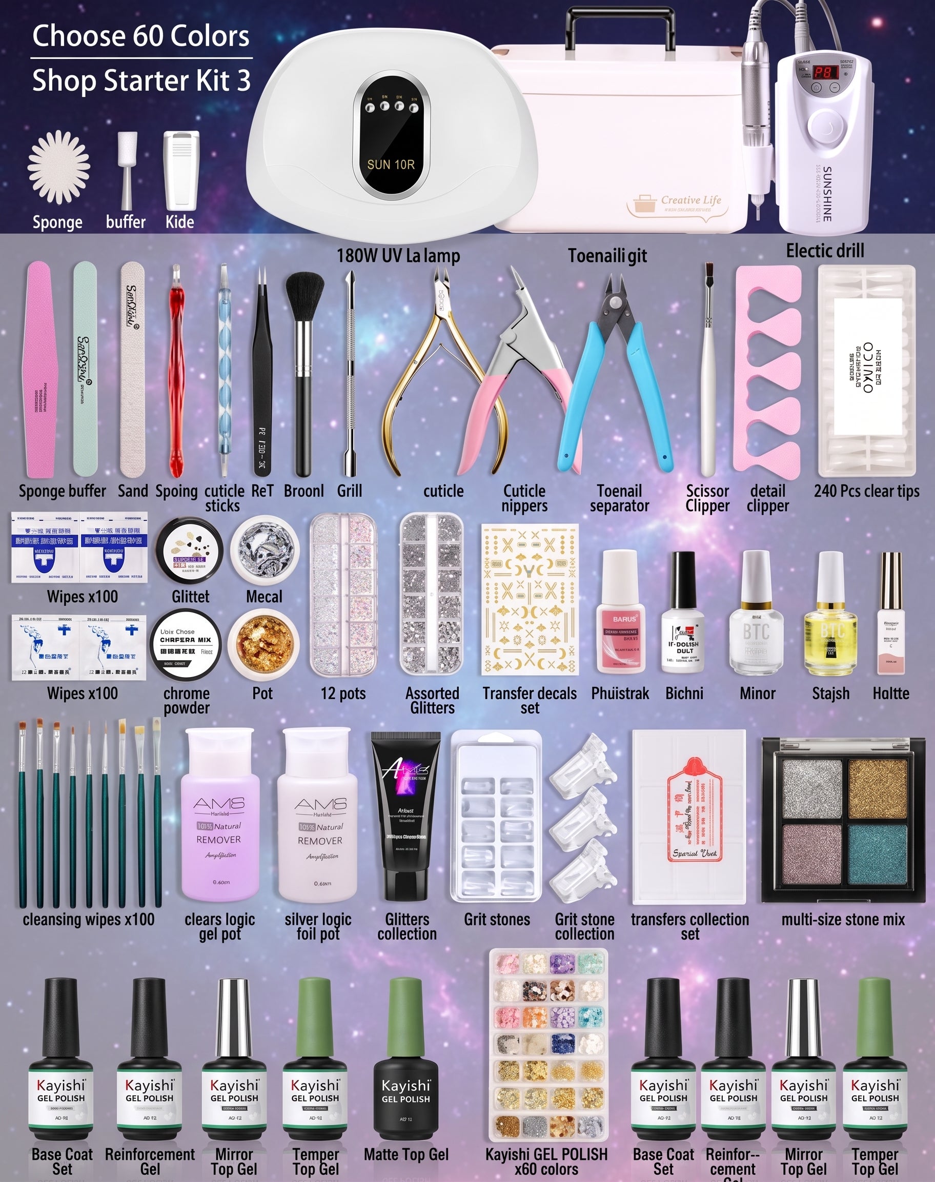 Ultimate Universe Nail Art Kit Collection
