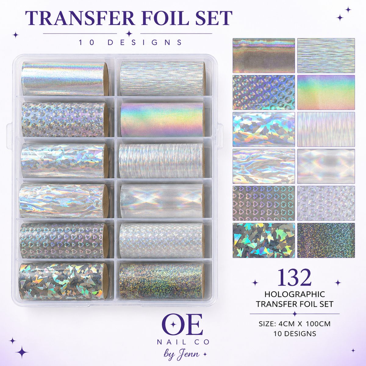 Black & White Lace Nail Art Transfer Stickers | 166 Mixed Styles