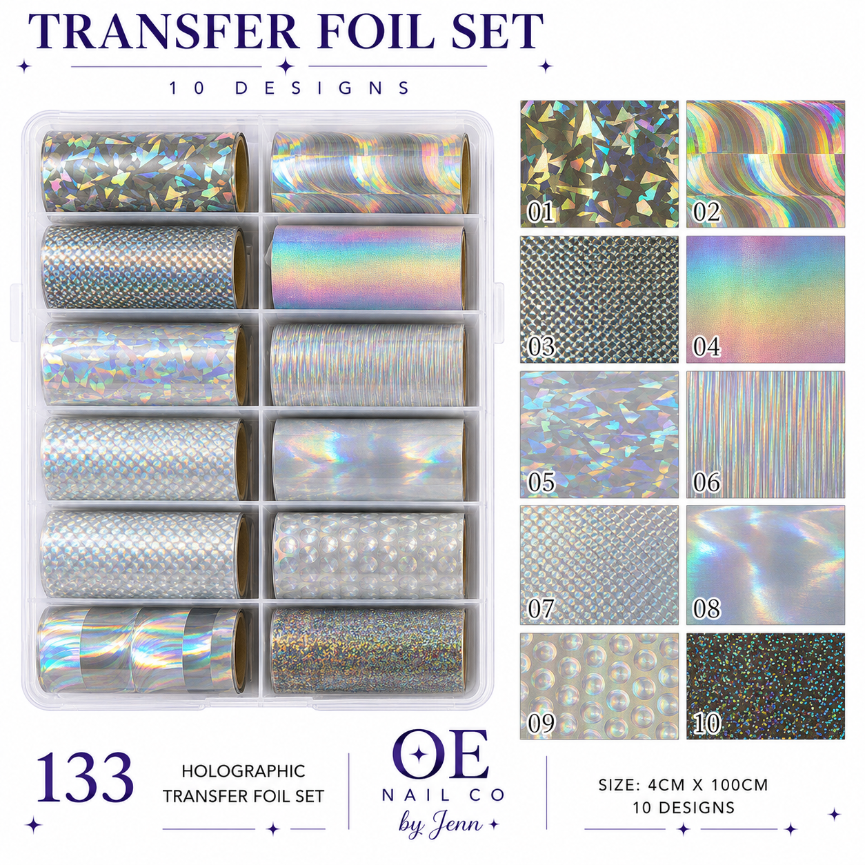 Black & White Lace Nail Art Transfer Stickers | 166 Mixed Styles
