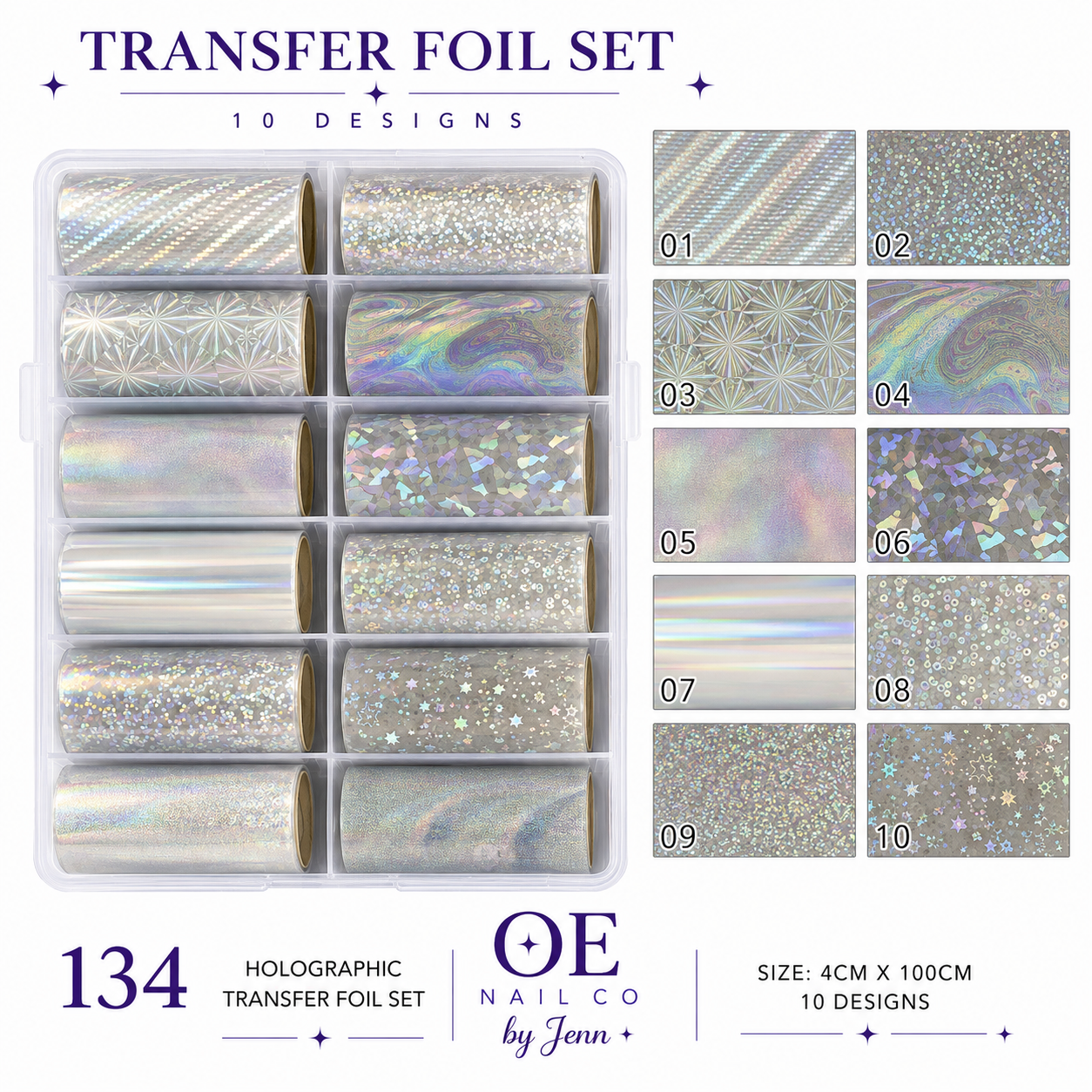 Black & White Lace Nail Art Transfer Stickers | 166 Mixed Styles