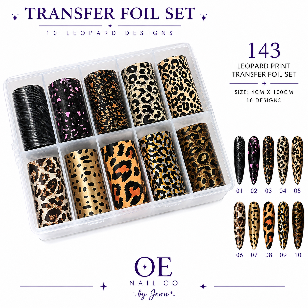 Black & White Lace Nail Art Transfer Stickers | 166 Mixed Styles