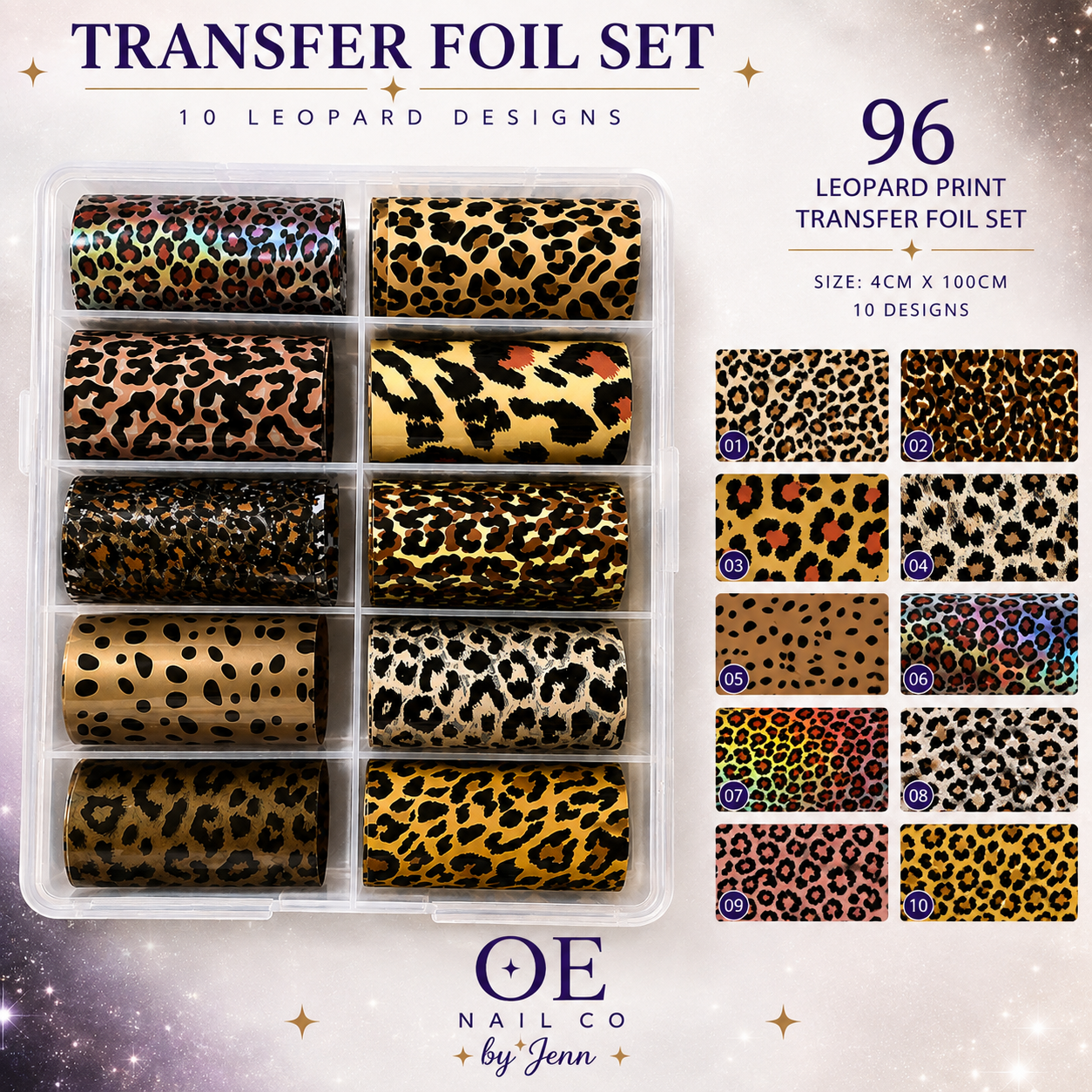 Black & White Lace Nail Art Transfer Stickers | 166 Mixed Styles