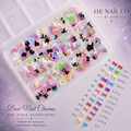 Mini Bow Nail Art Charms | 12-Piece Mixed Set