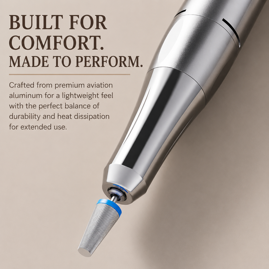 Nebula Nail Drill | Whisper-Quiet Power for Home & Salon