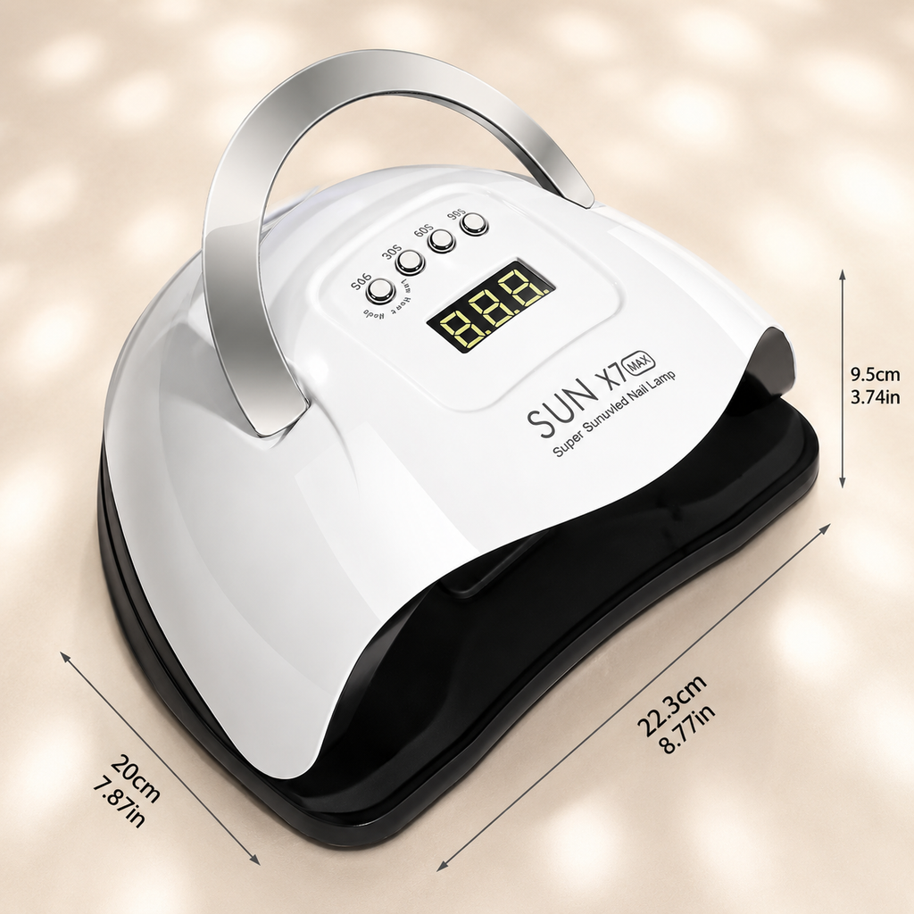 180W Professional UV LED Nail Lamp | Salon-Speed Gel Cure Light