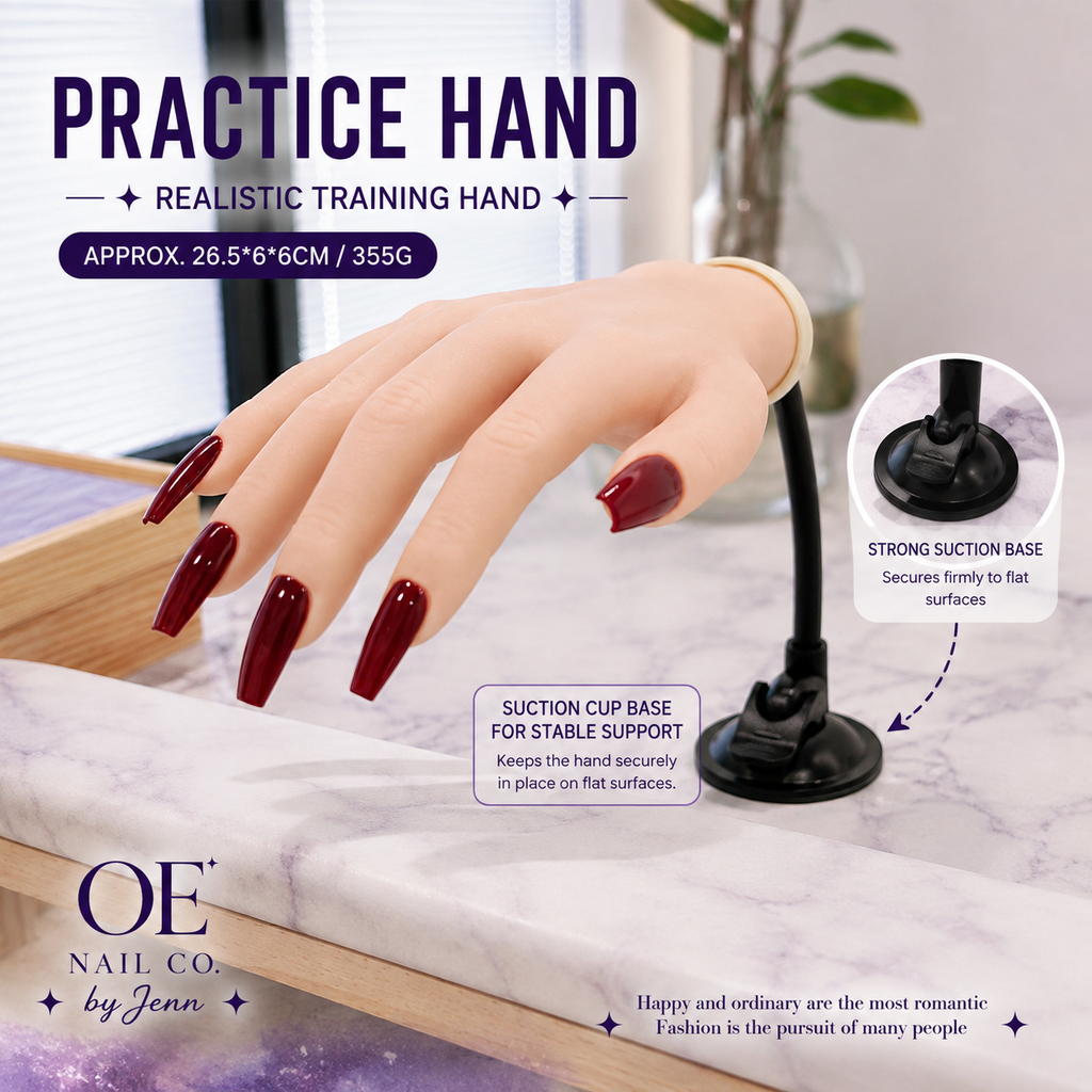 Silicone Nail Practice Hand & Foot Models | Realistic Display Molds