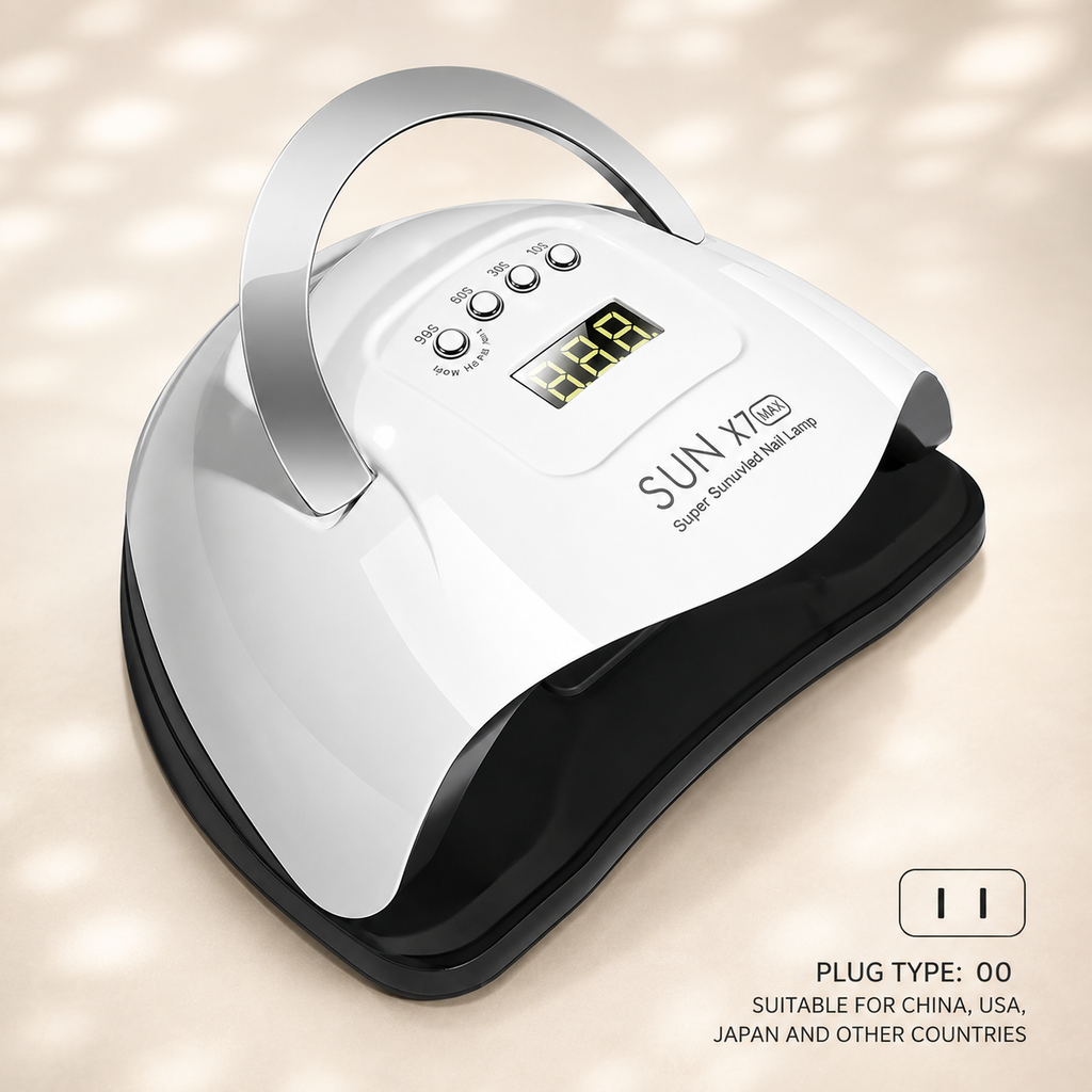180W Professional UV LED Nail Lamp | Salon-Speed Gel Cure Light