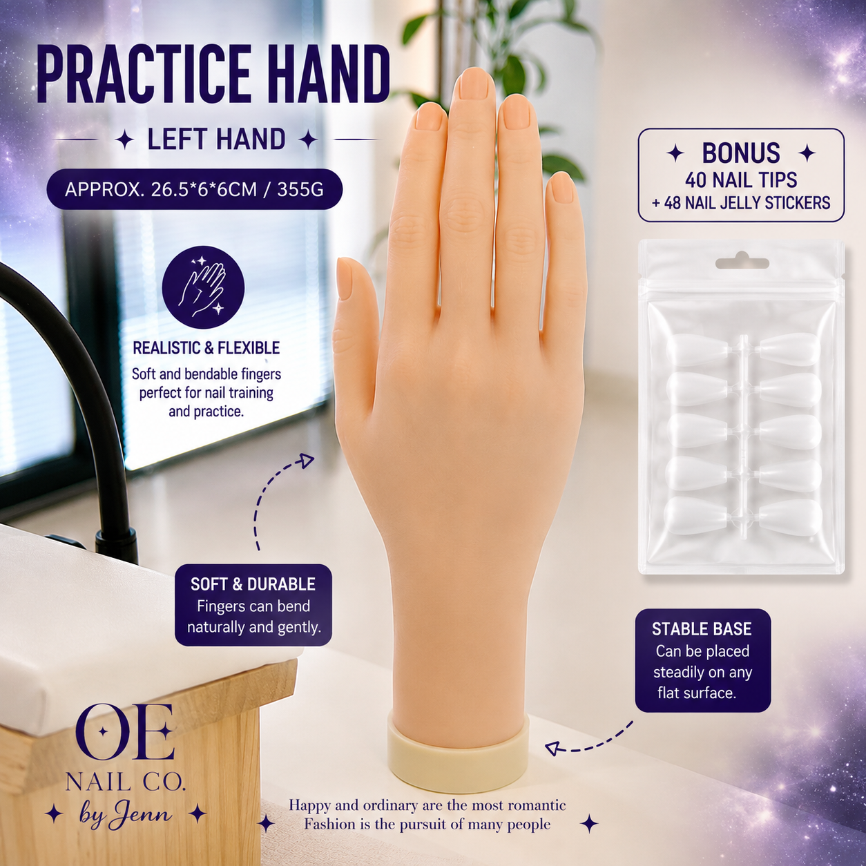 Silicone Nail Practice Hand & Foot Models | Realistic Display Molds