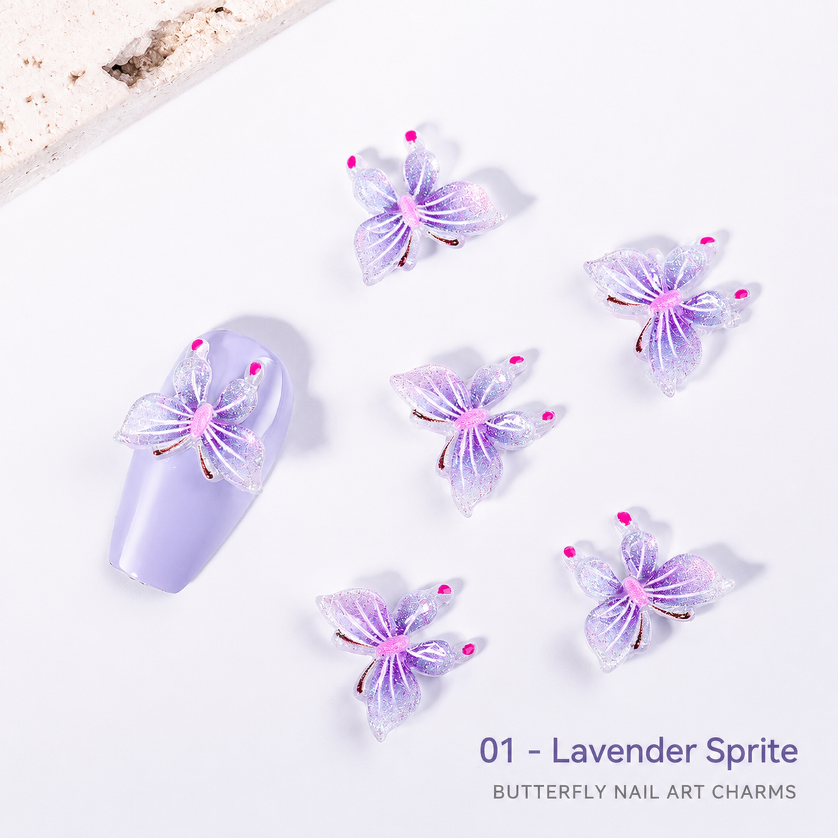 Butterfly Luminous Charm Set (Elf & Spirit Edition)