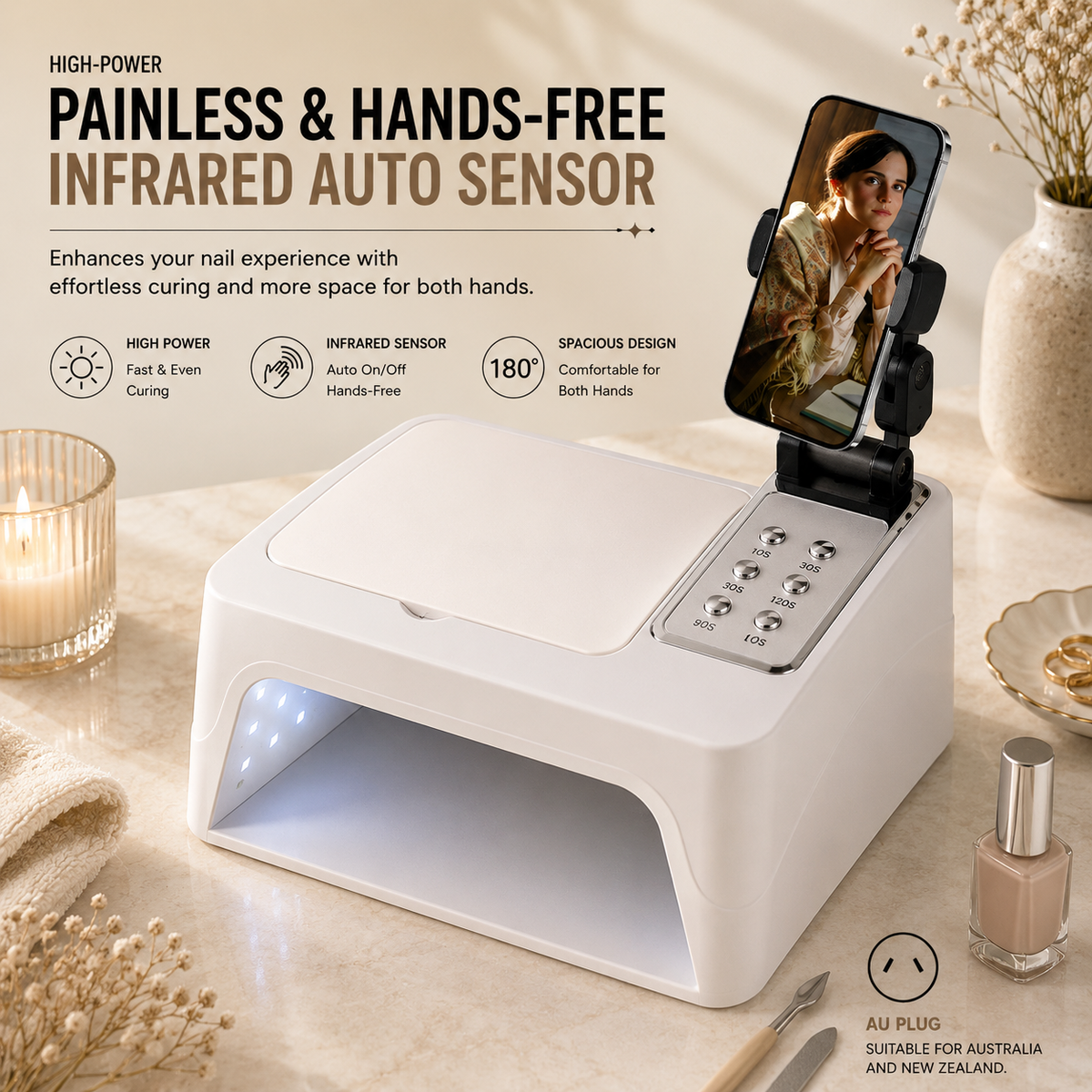 SUN Series Professional UV LED Nail Lamp Collection | High-Power Salon Curing Station