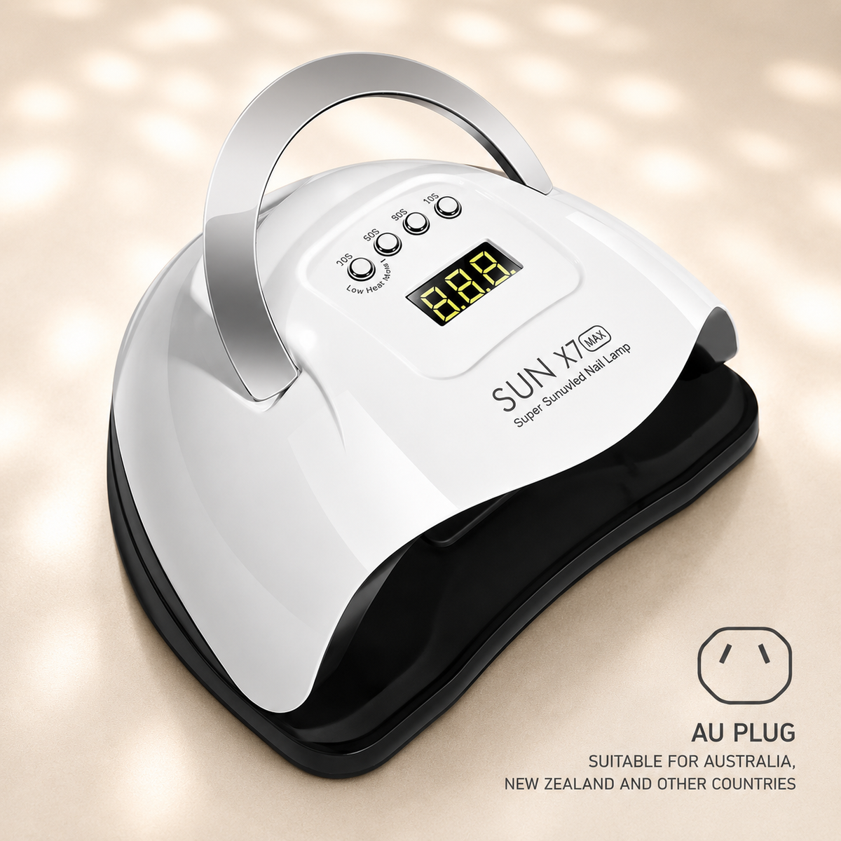 180W Professional UV LED Nail Lamp | Salon-Speed Gel Cure Light