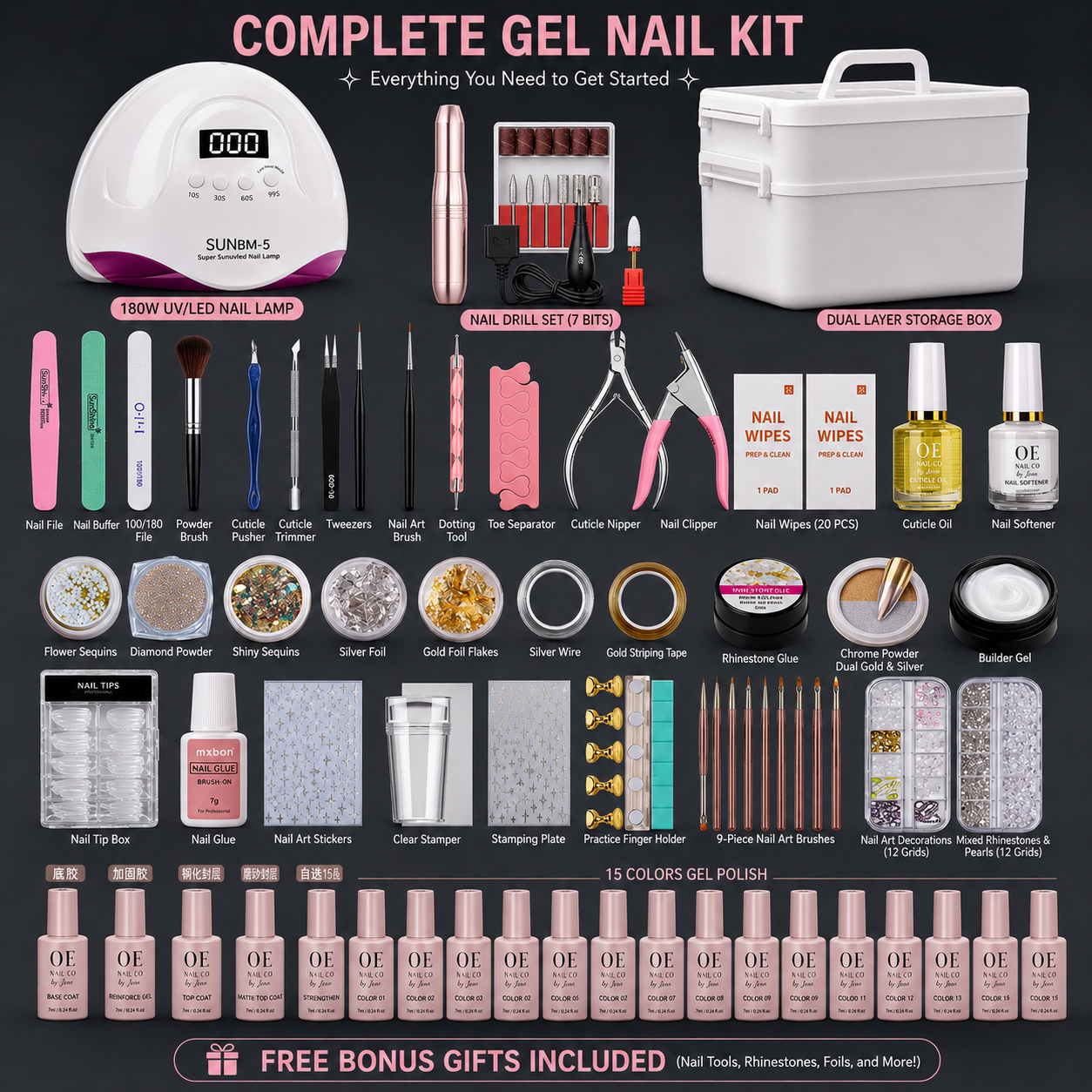 Create Your Cosmos | Customizable Nail Art Kit Collection
