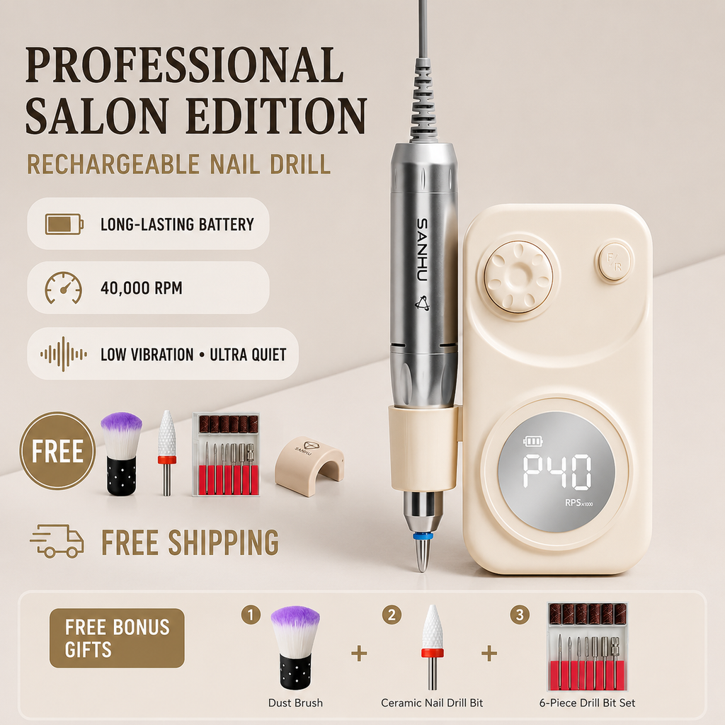 Nebula Nail Drill | Whisper-Quiet Power for Home & Salon