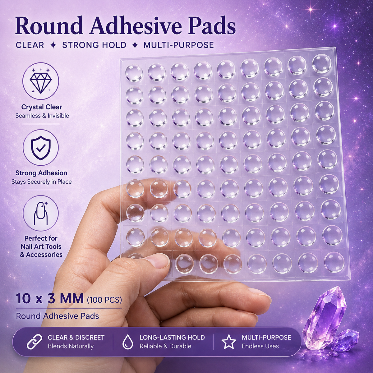 Long Nail Typing Protectors & Fingertip Caps | Raised Keyboard Stickers