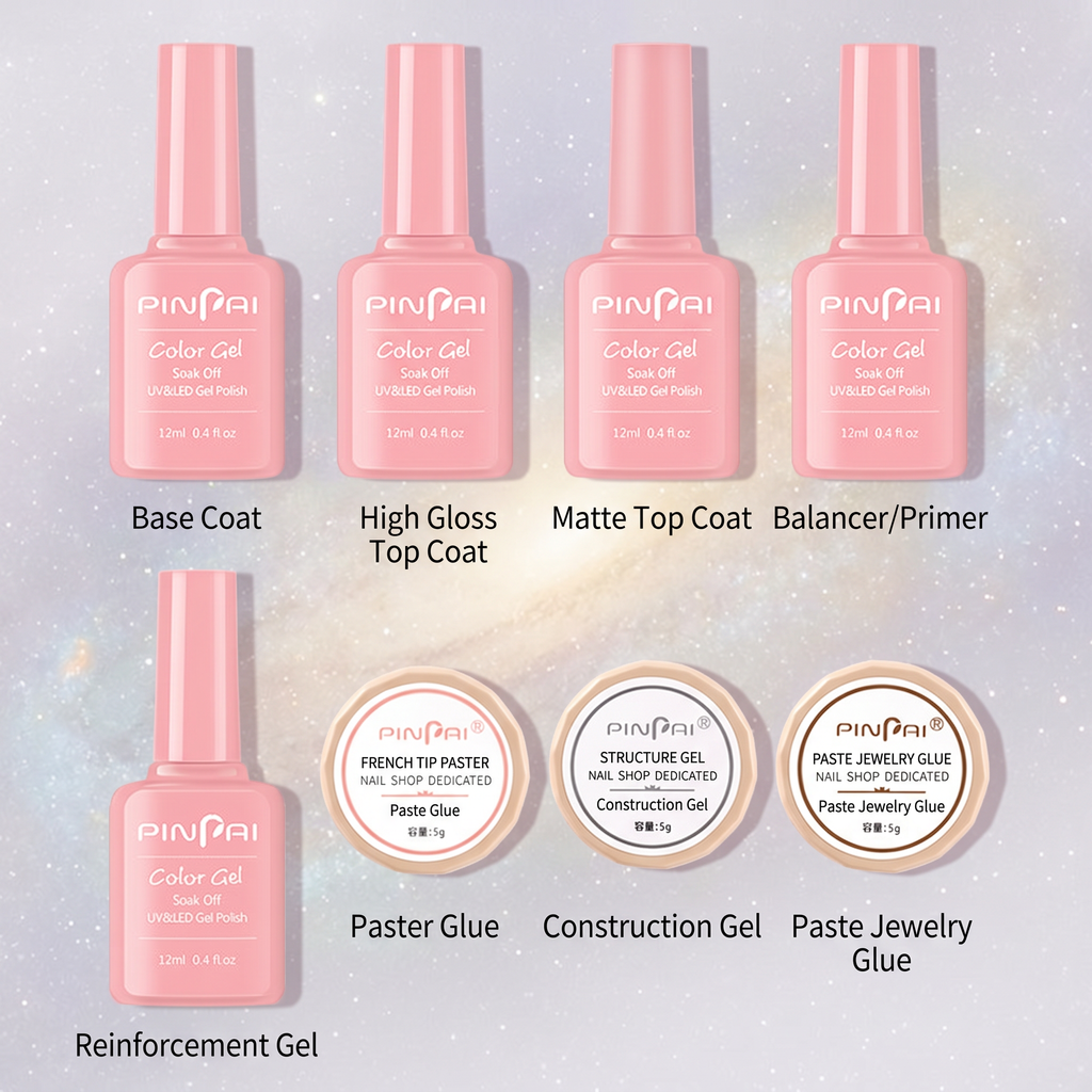 Gel Nail Coating & Adhesive Collection