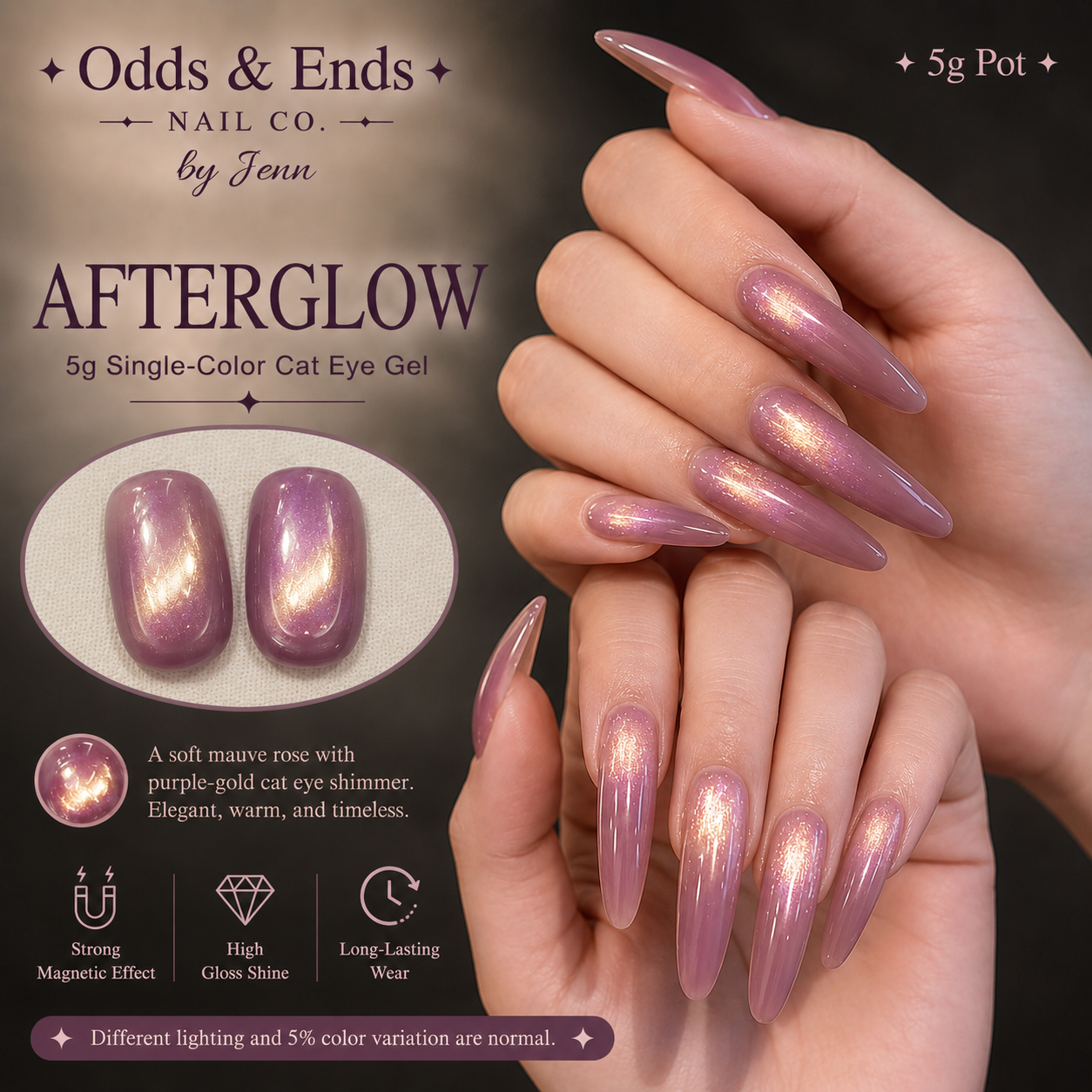 Wormhole Collection | 5g Single-Color Cat Eye Gels