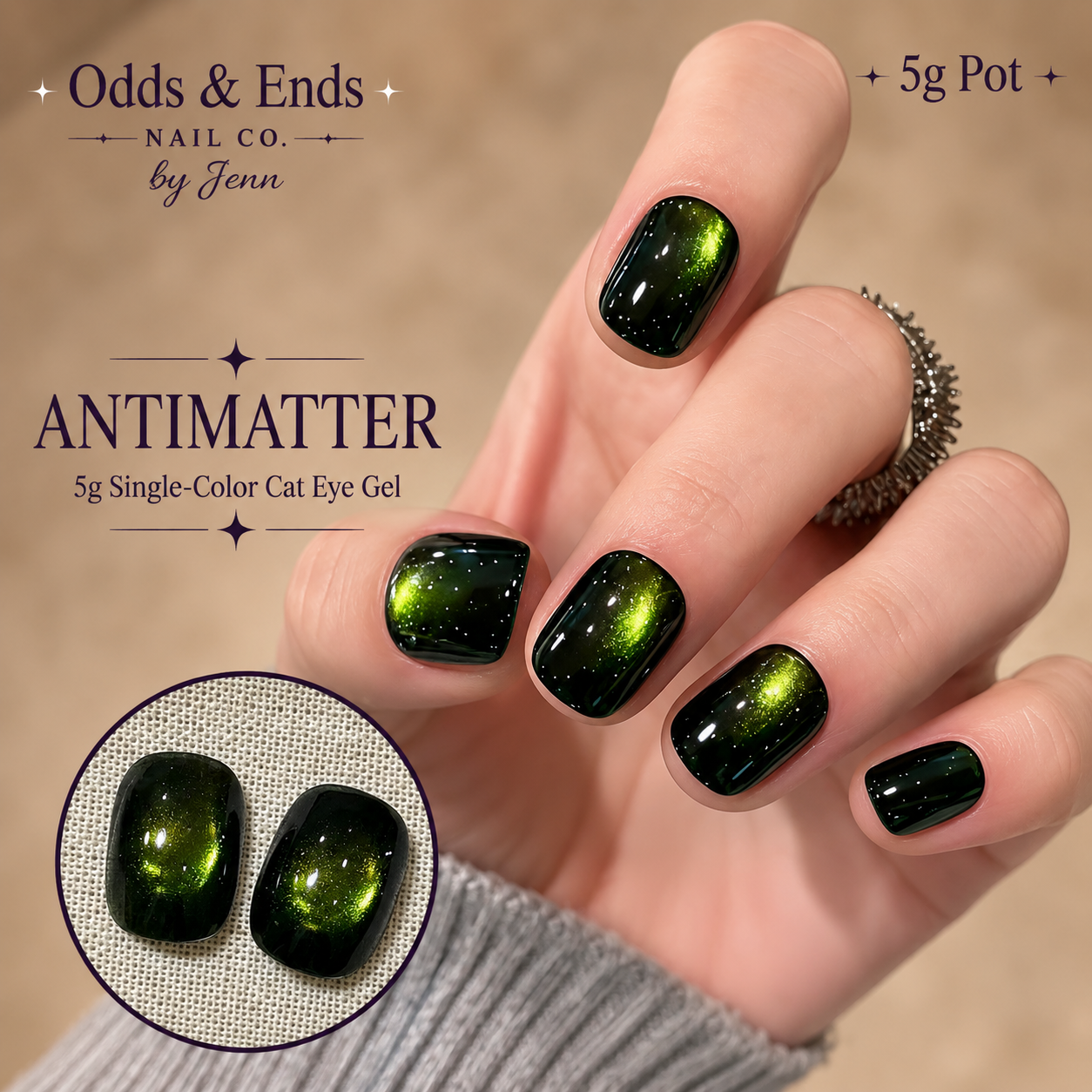 Wormhole Collection | 5g Single-Color Cat Eye Gels