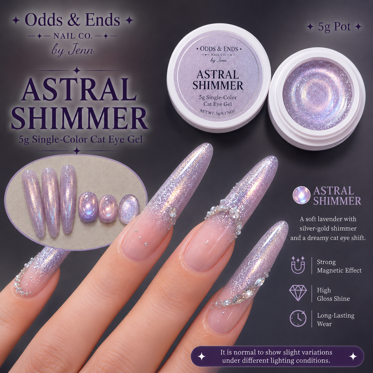 Wormhole Collection | 5g Single-Color Cat Eye Gels