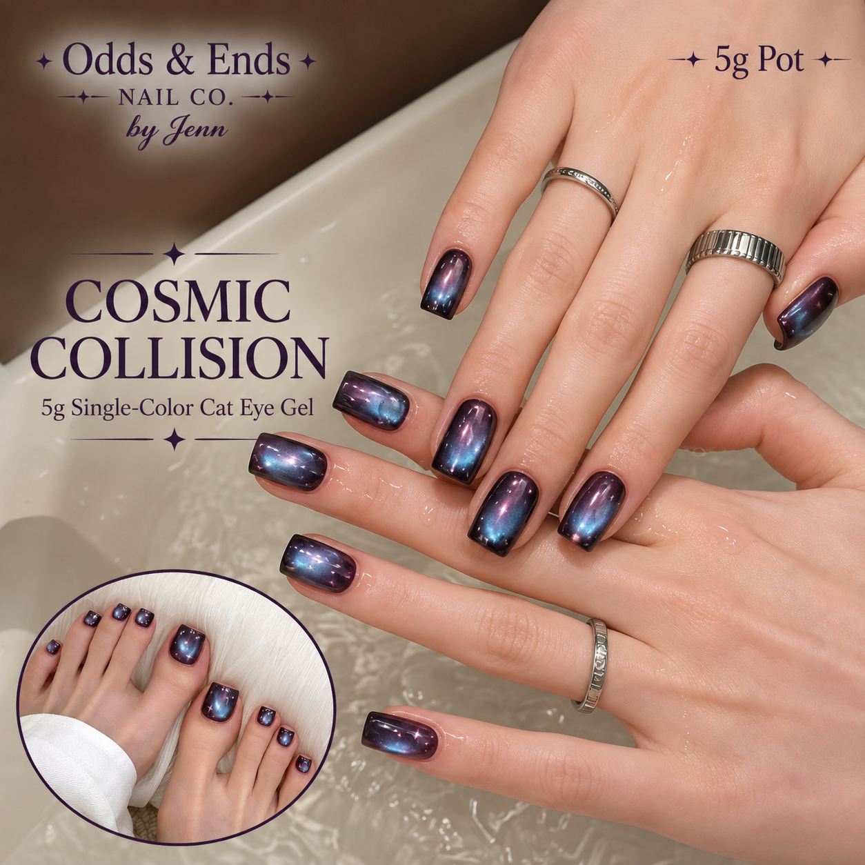 Wormhole Collection | 5g Single-Color Cat Eye Gels