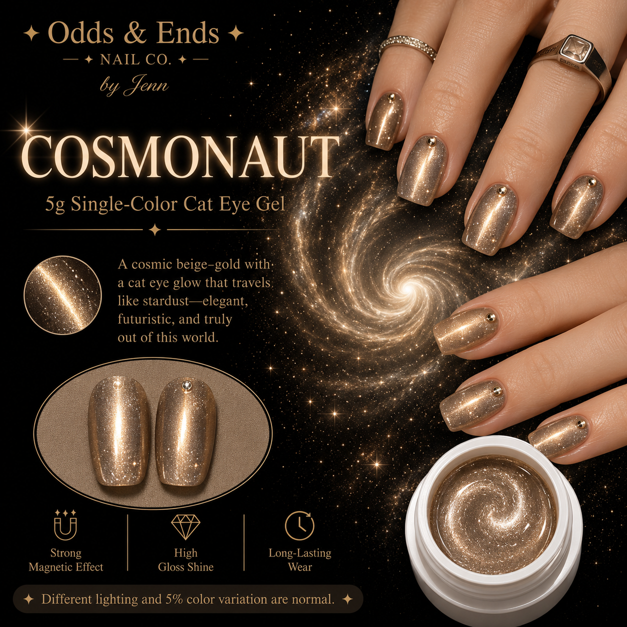 Wormhole Collection | 5g Single-Color Cat Eye Gels