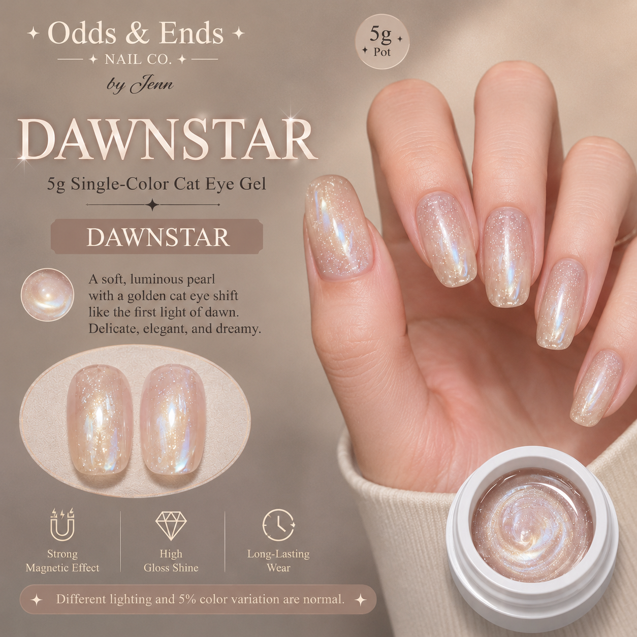Wormhole Collection | 5g Single-Color Cat Eye Gels