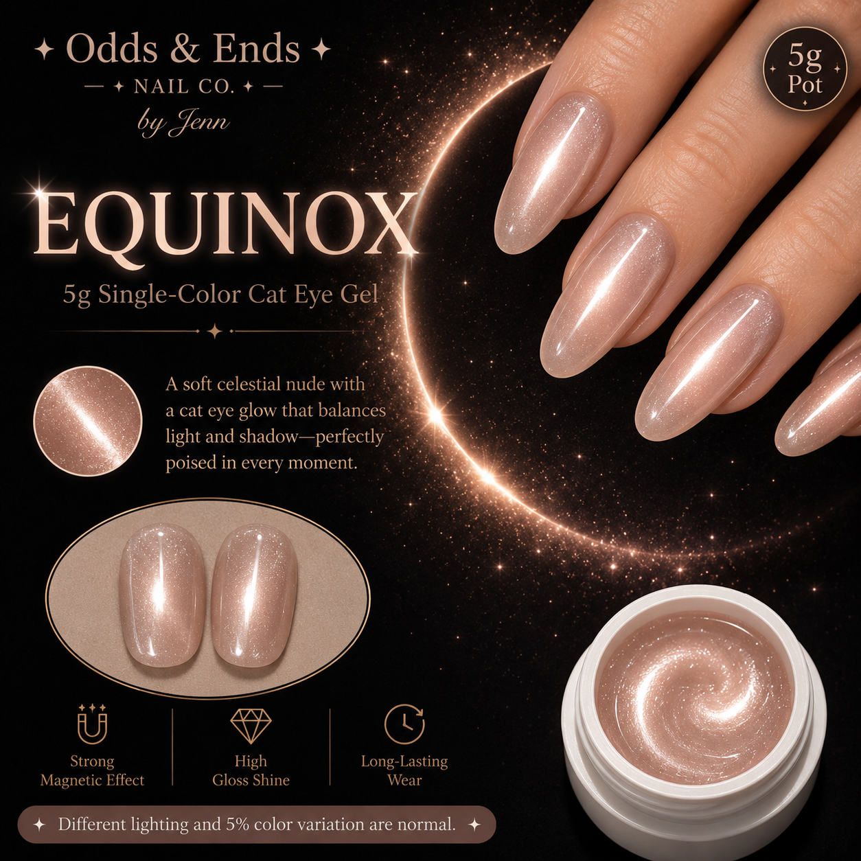 Wormhole Collection | 5g Single-Color Cat Eye Gels