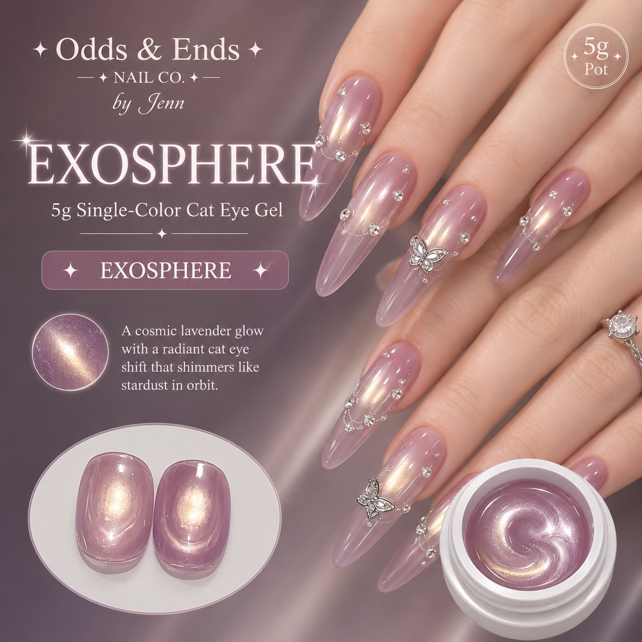 Wormhole Collection | 5g Single-Color Cat Eye Gels
