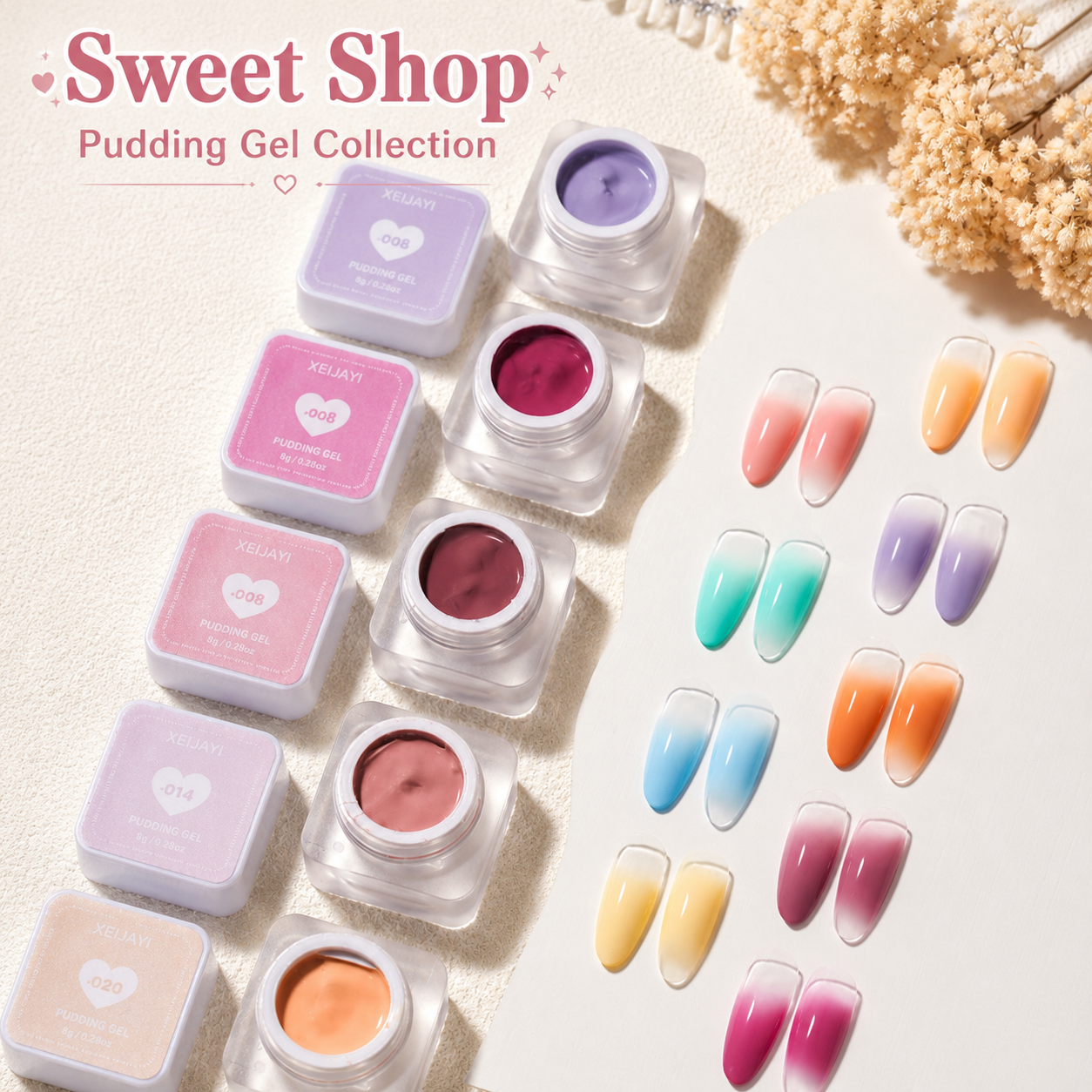 Sweet Shop Series | Pudding Gel Collection
