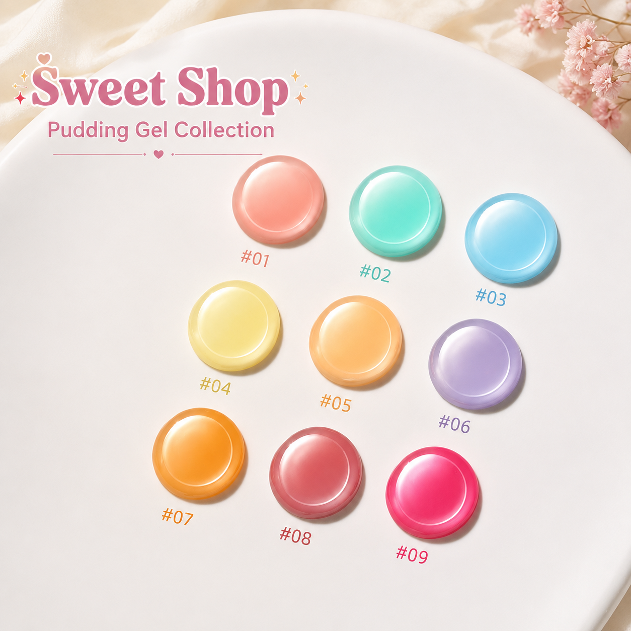 Sweet Shop Series | Pudding Gel Collection