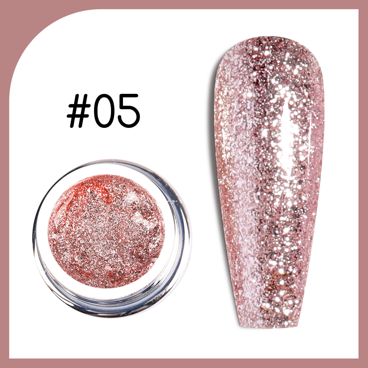 Starlight Platinum Gel | Glitter Gel Collection