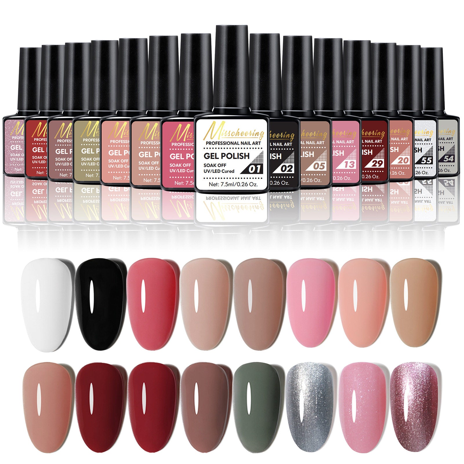 Misscheering Acrylic Nail Starter Kit | Glitter Collection
