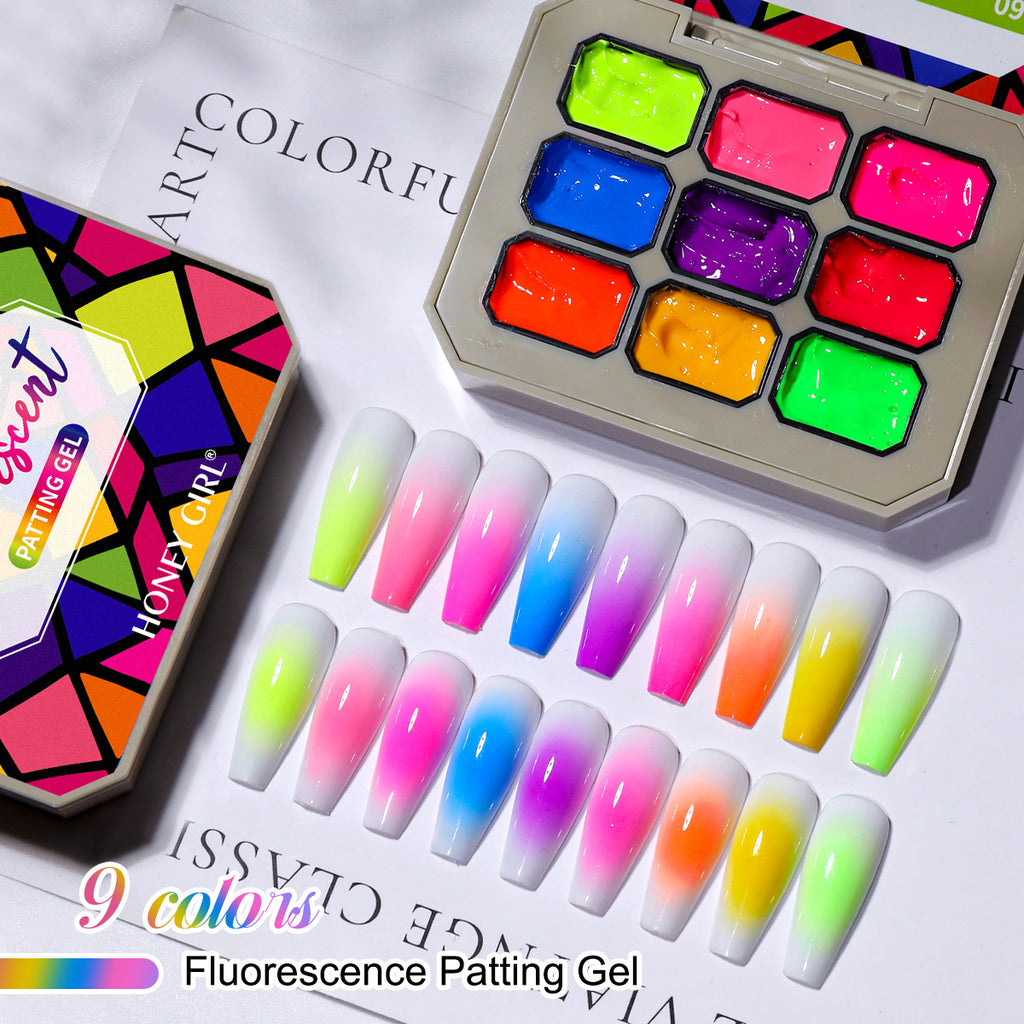 Hyperpop Palette | 9-Color Neon Painting Gel
