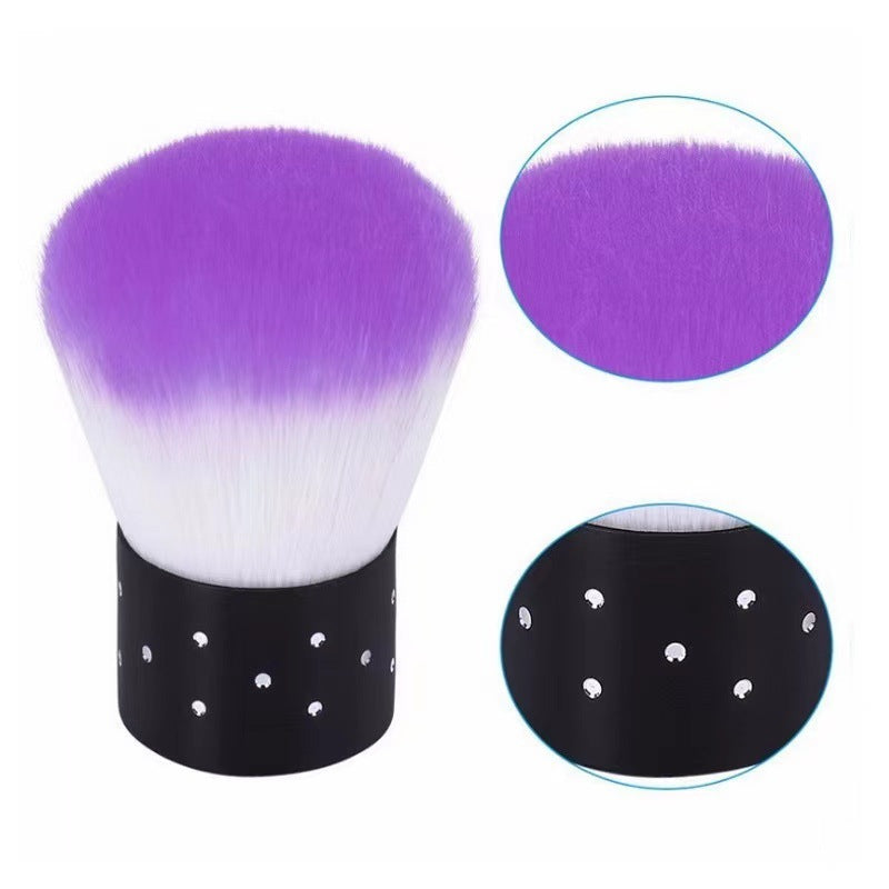 Mushroom Nail Dust Brush | Ultra-Soft Powder Cleaning Brush for Acrylic & Gel Nail Art