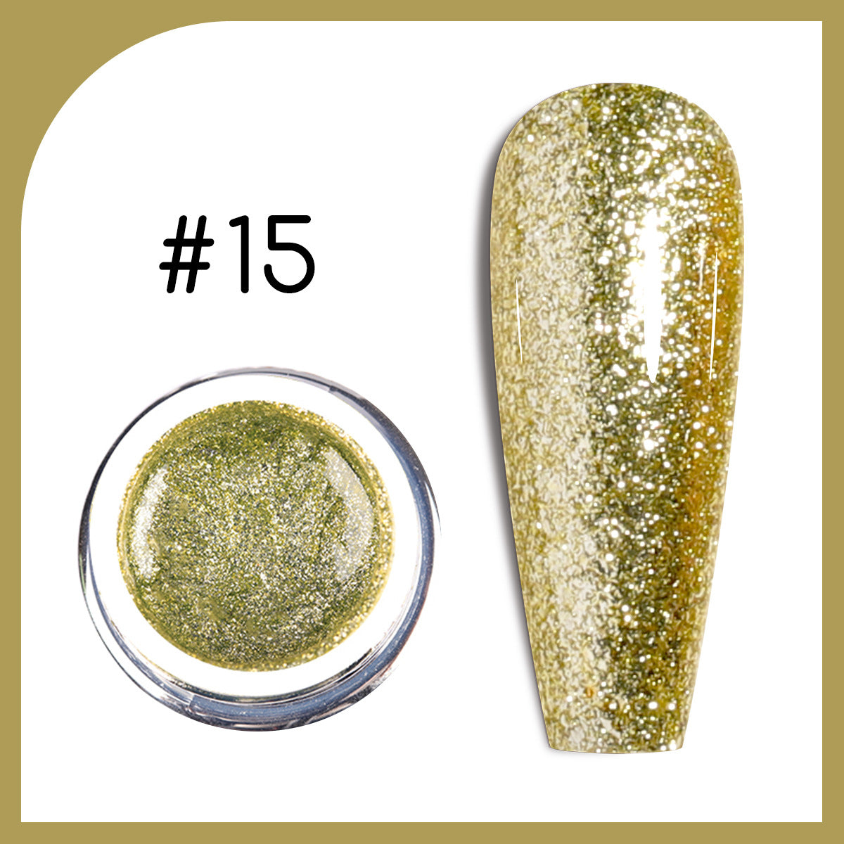 Starlight Platinum Gel | Glitter Gel Collection