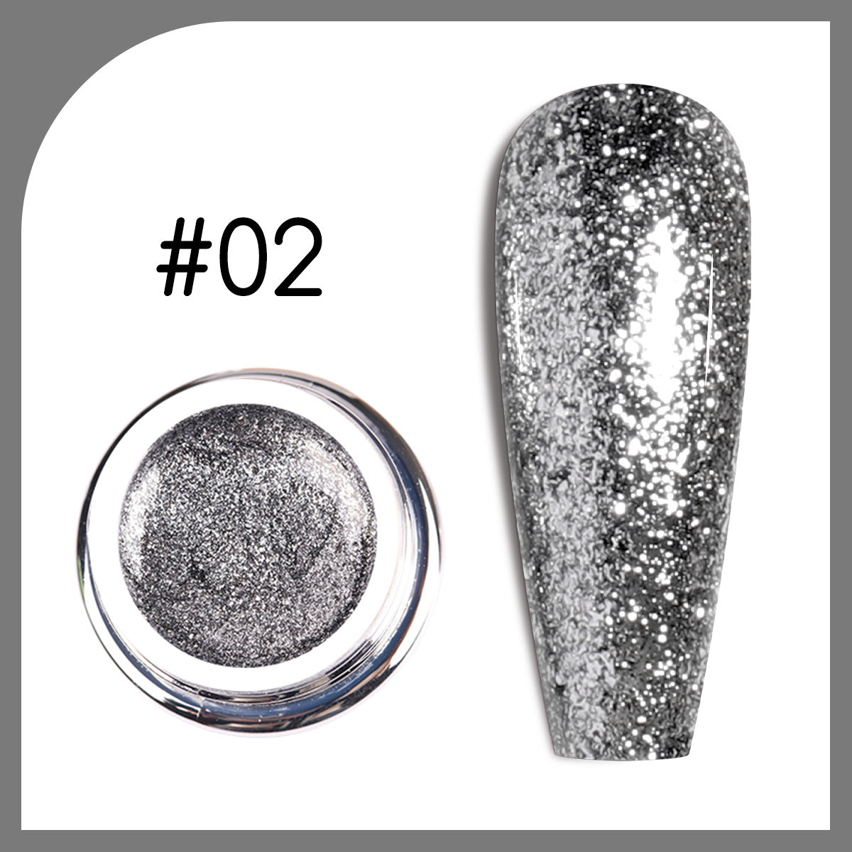 Starlight Platinum Gel | Glitter Gel Collection