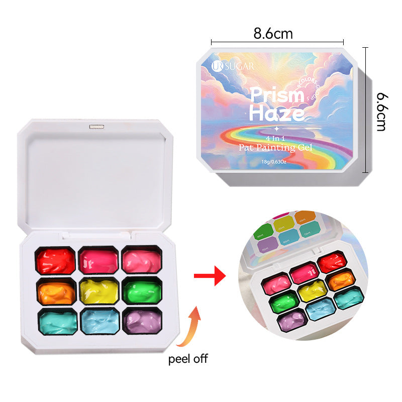 Cosmic Canvas Solid Painting Gel Palette