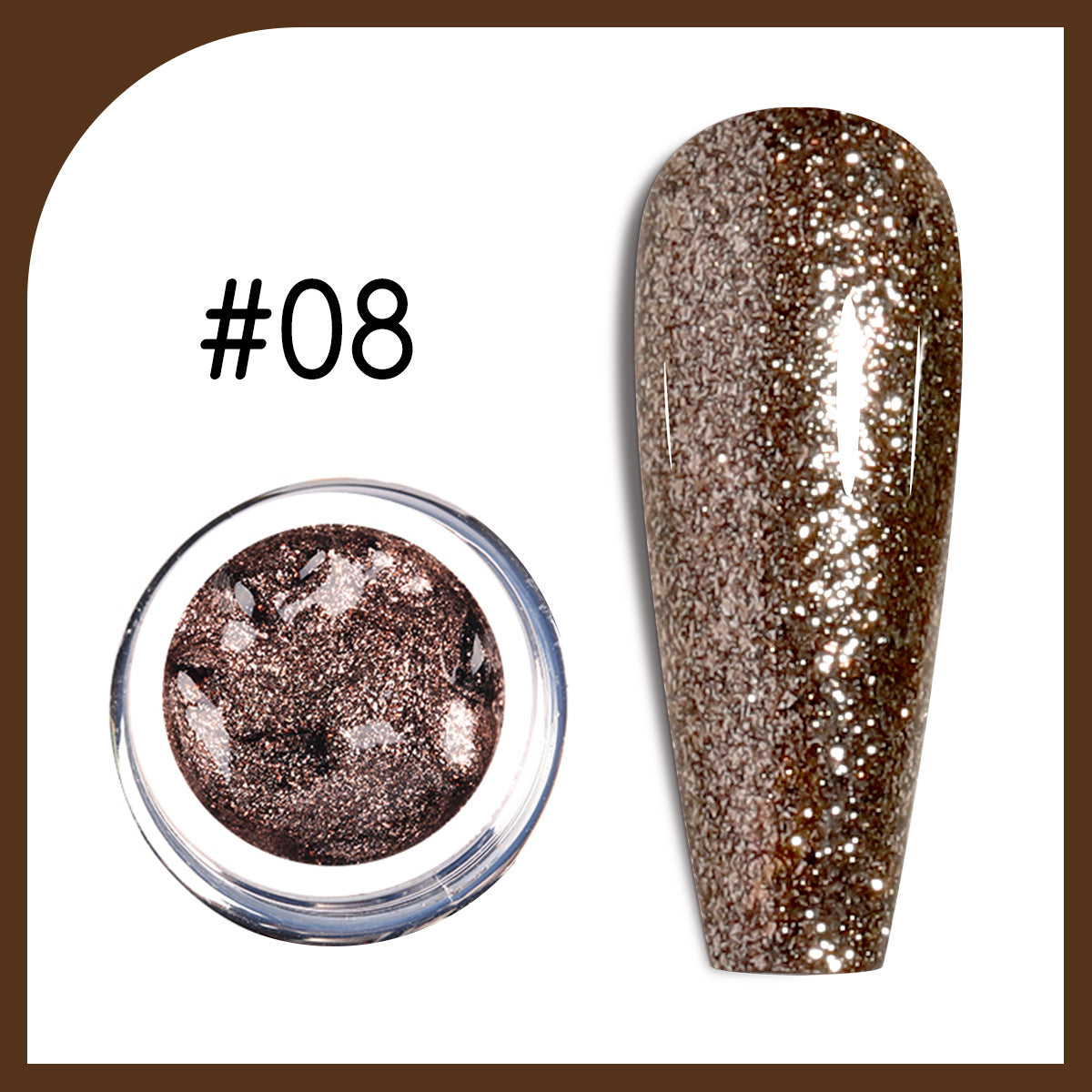 Starlight Platinum Gel | Glitter Gel Collection